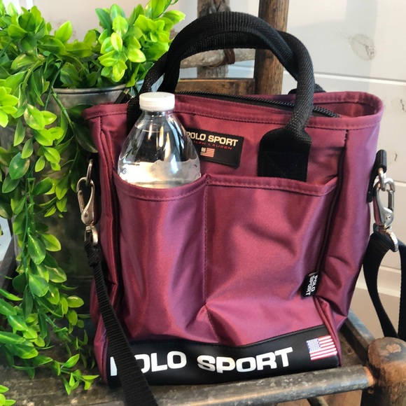 Ralph Lauren POLO SPORT  Crossbody Purse Athletic bag VTG - Picture 10 of 16